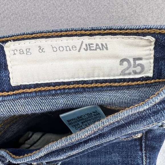 rag & bone Women's Skinny Jeans Size 25 (2) Medium Denim Wash - Picture 10 of 14